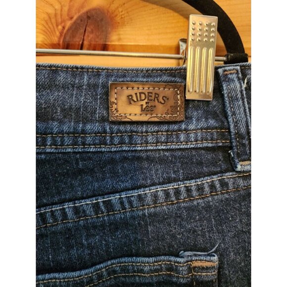Lee Riders Jeans Women Plus Size 18 Petite Heavy Weight Straight Leg Jeans - Picture 6 of 8